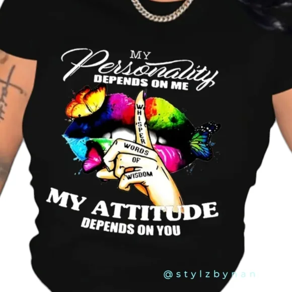 Last One- My personality Depends on Me Graphic Tee - Picture 6 of 6